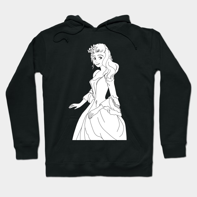 rococo portrait Hoodie by dreamtravel